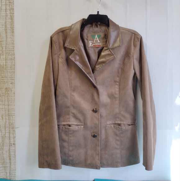 A Emporio Collezione Women's Suede Jacket Size M (Estimated) - Picture 2 of 14